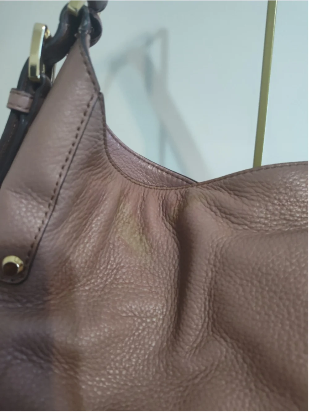 Women's Michael Kors Hobo Bag One Size Pink Gold
